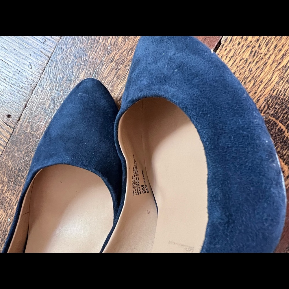 INC blue high heels